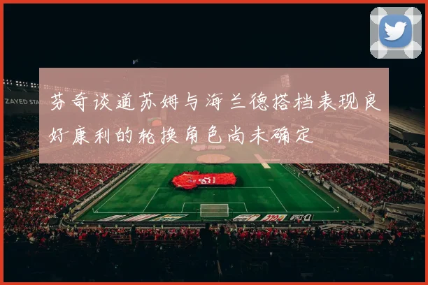 芬奇谈道苏姆与海兰德搭档表现良好康利的轮换角色尚未确定